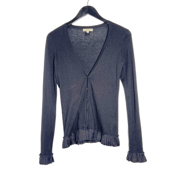 Burberry Sweaters - Burberry Cardigan Ruffle Details Silk And Cashmere size S